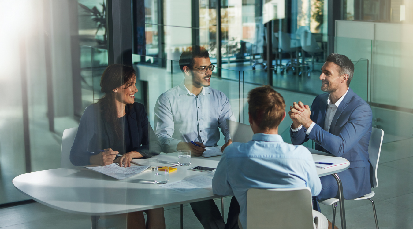 Business people, meeting