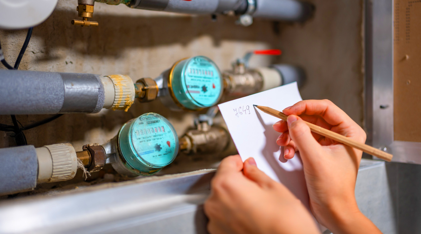 Waserzähler Ablesung