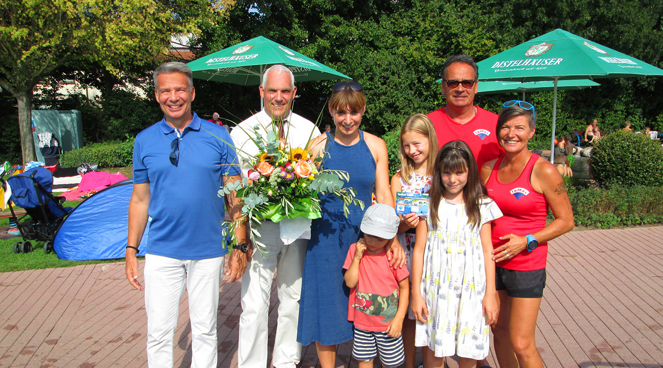 Freibad Mosbach faMos Jubiläum 100000 Besucher