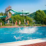 Riesenrutsche Freibad Mosbach Neckar-Odenwald faMos Freizeit