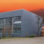 Hallenbad Mosbach Außenansicht