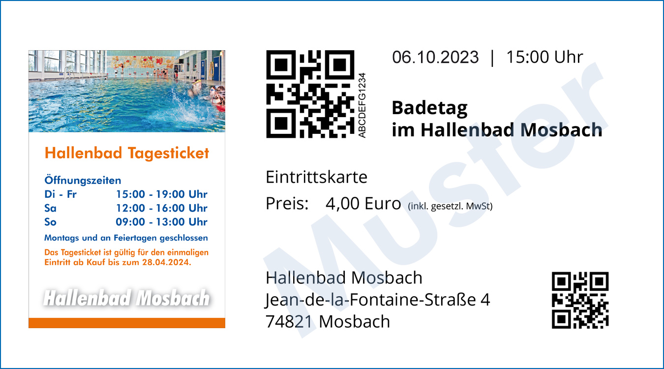 Hallenbad Mosbach Online-Tickets