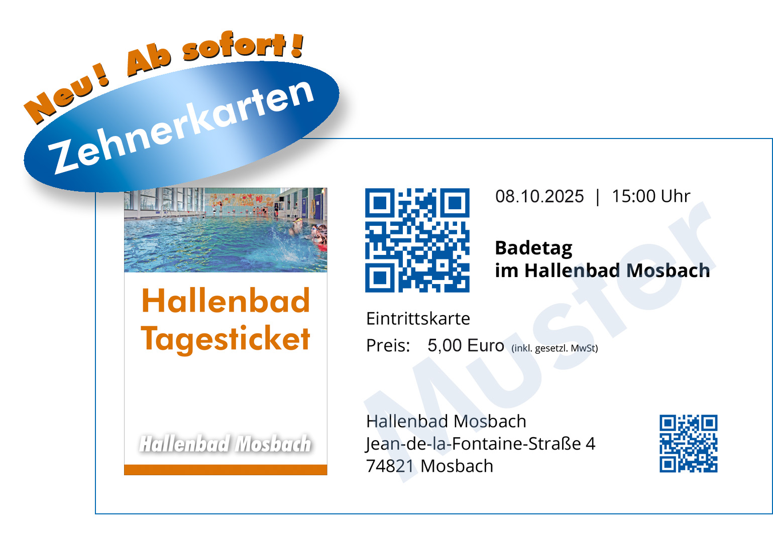 Hallenbad Mosbach Online-Tickets
