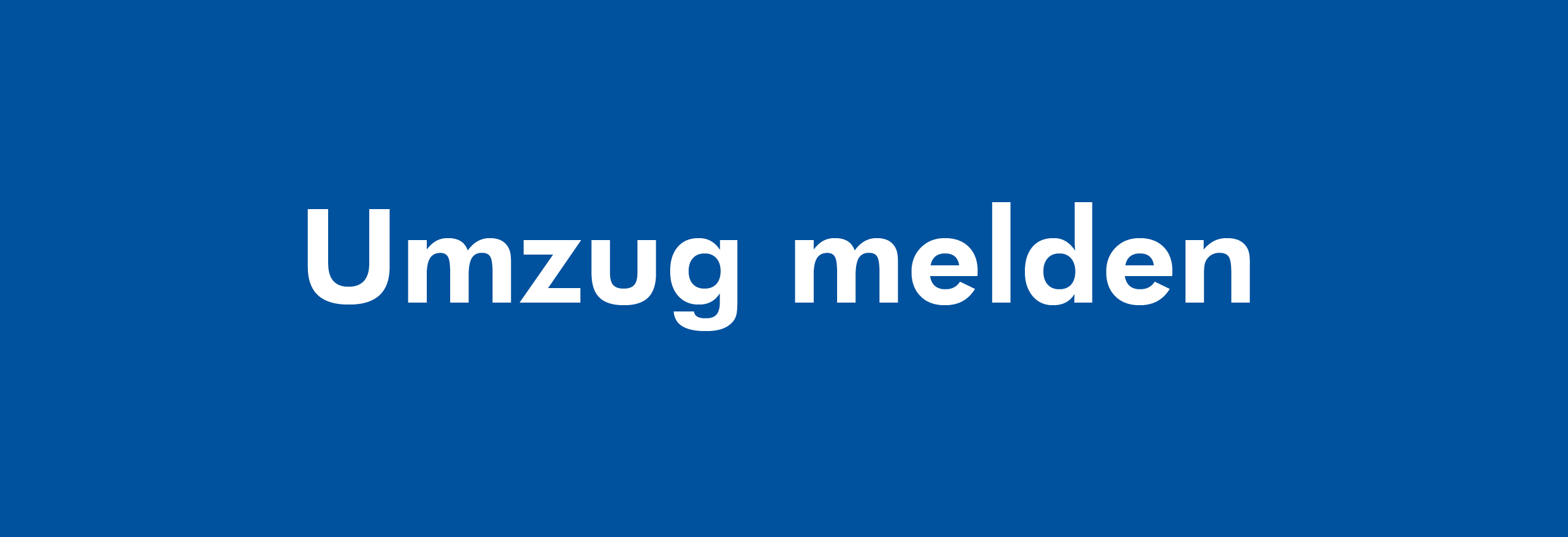 Umzug melden
